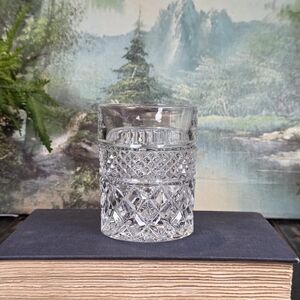 Single Vintage Anchor Hocking Wexford Rocks Glass Diamond Cut Tumbler